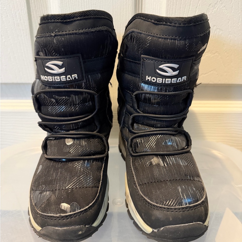 GUBARUN Boys Snow Boots Winter Waterproof Slip Resistant Cold Weather Shoes